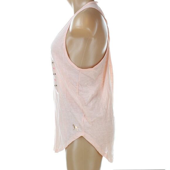 Pink Victoria's Secret Twist Back Tank Top NWT - Picture 3 of 9